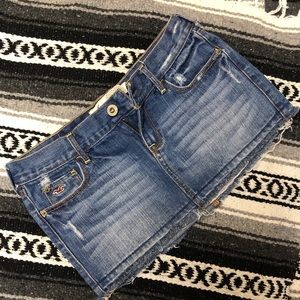 Mini Jean Skirt